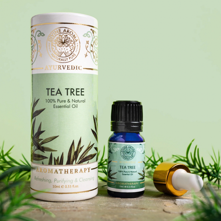 Eterisk Olja Tea Tree 10ml i gruppen Kroppsvård / DIY Råvaror / Eteriska oljor hos Rawfoodshop Scandinavia AB (20196)