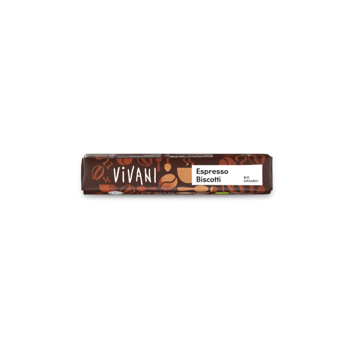 Choklad Espresso Biscotti EKO 40g i gruppen Råvaror & Dryck / Godis & Choklad / Choklad & Bars hos Rawfoodshop Scandinavia AB (20222)