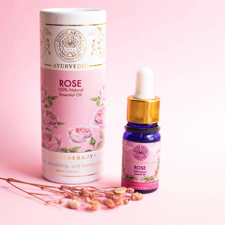 Eterisk Olja Ros 10ml i gruppen Kroppsvård / DIY Råvaror / Eteriska Oljor hos Rawfoodshop Scandinavia AB (20240)