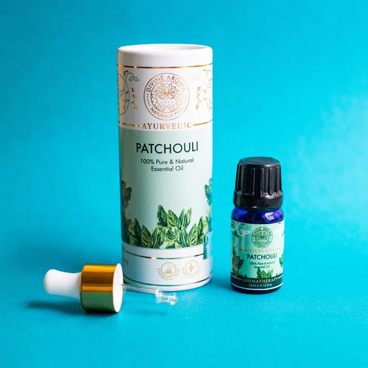 Eterisk Olja Patchouli 10ml i gruppen Kroppsvård / DIY Råvaror / Eteriska Oljor hos Rawfoodshop Scandinavia AB (20301)