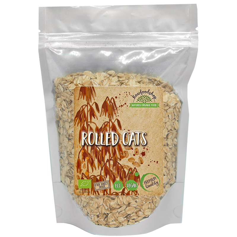 Havregryn EKO 500g i gruppen Råvaror & Dryck / Bak & Matlagning / Gryn & Flakes hos Rawfoodshop Scandinavia AB (20505-500)