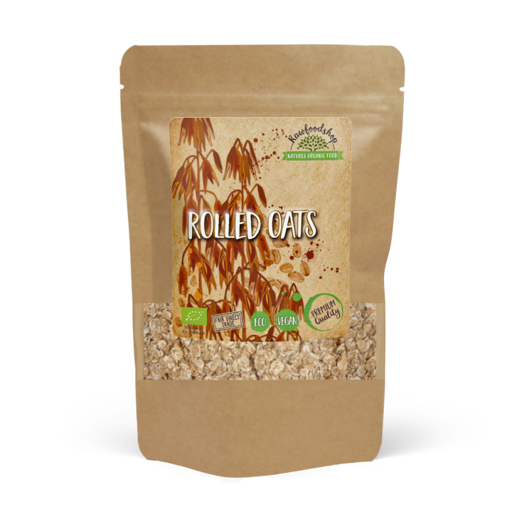 Havregryn EKO 500g i gruppen Råvaror & Dryck / Bakning / Gryn, flingor & puffar hos Rawfoodshop Scandinavia AB (20505-500)