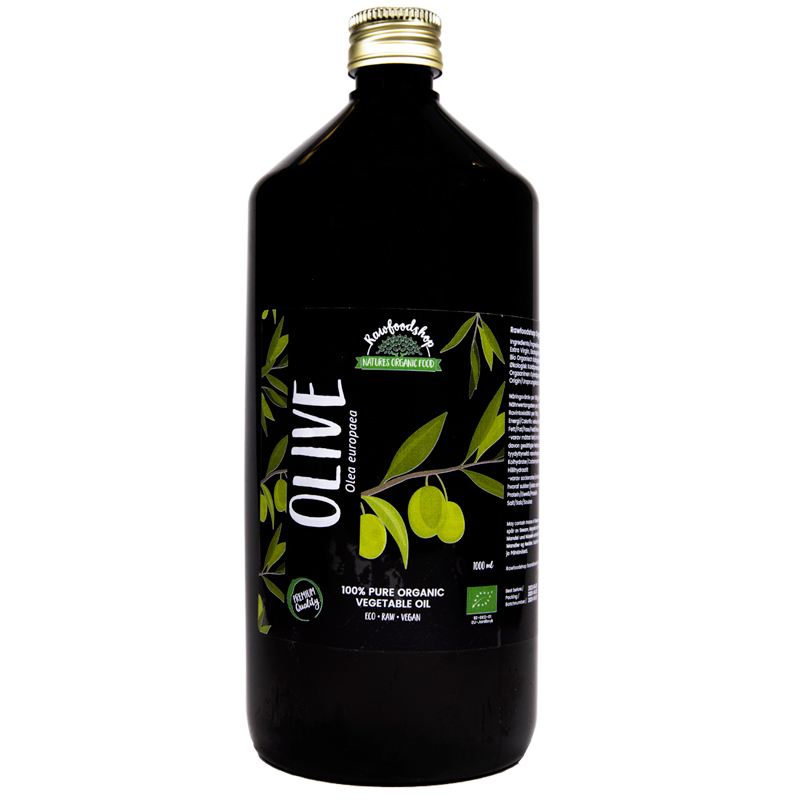 Olivolja kallpressad EKO 1000ml i gruppen Råvaror & Dryck / Skafferiet / Oljor / Oljor hos Rawfoodshop Scandinavia AB (2101234)