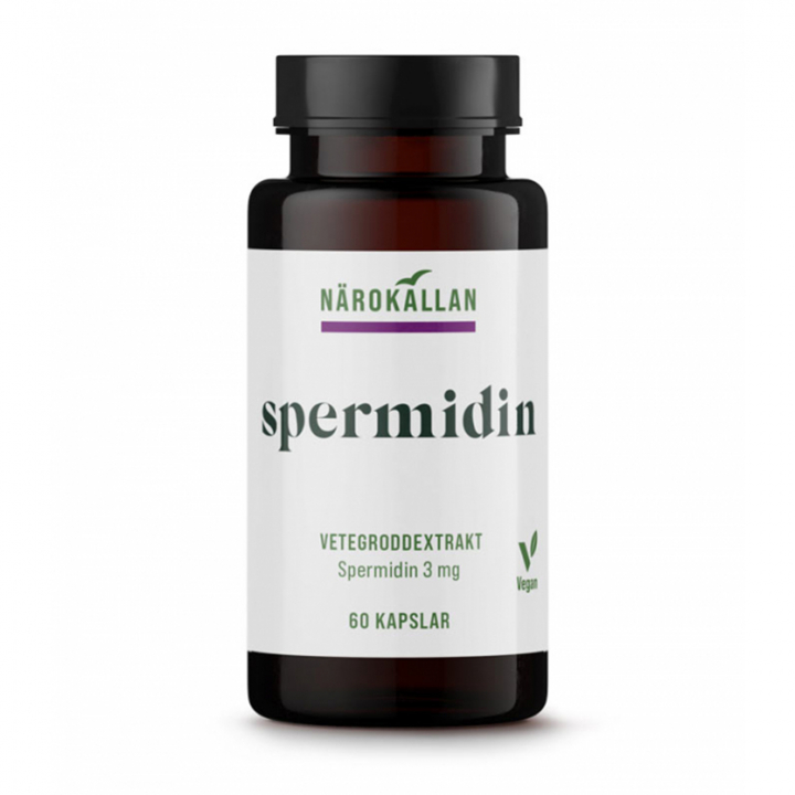 Spermidin 60kaps i gruppen Kosttillskott / Övriga kosttillskott / Specialtillskott hos Rawfoodshop Scandinavia AB (2134)