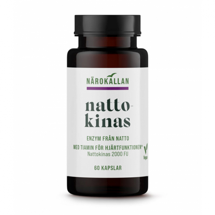 Nattokinas 60kaps i gruppen Kosttillskott / Övriga kosttillskott / Enzymer hos Rawfoodshop Scandinavia AB (2137)