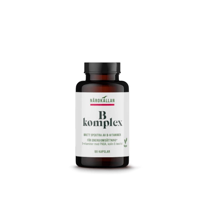 B-Komplex 90 Kaps i gruppen Kosttillskott / Vitaminer / Vitamin B hos Rawfoodshop Scandinavia AB (2157)