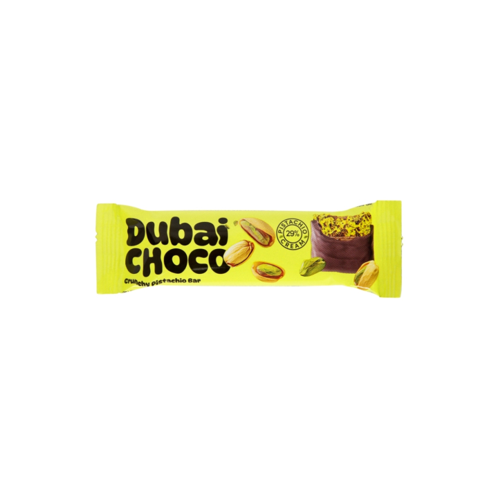 Dubai Choklad Pistage Bar 55g i gruppen Nyheter hos Rawfoodshop Scandinavia AB (2201)