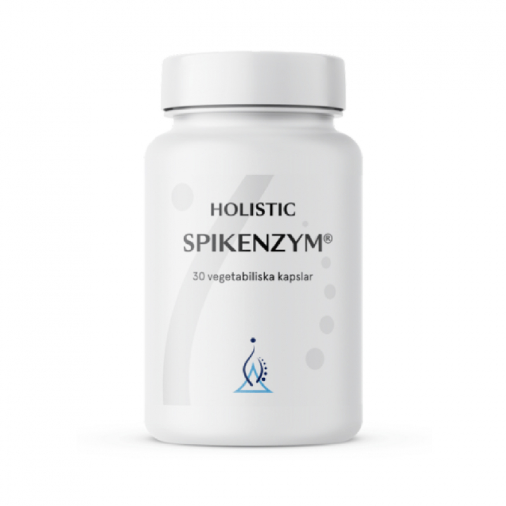 Holistic Spikenzym® 30 kapslar i gruppen Kosttillskott / Övriga kosttillskott / Enzymer hos Rawfoodshop Scandinavia AB (220410)