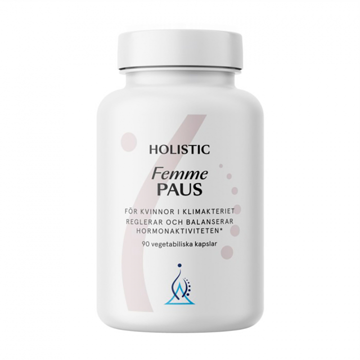 Holistic Femme Paus 90 kapslar i gruppen Kosttillskott / Övriga kosttillskott / Specialtillskott hos Rawfoodshop Scandinavia AB (22051)