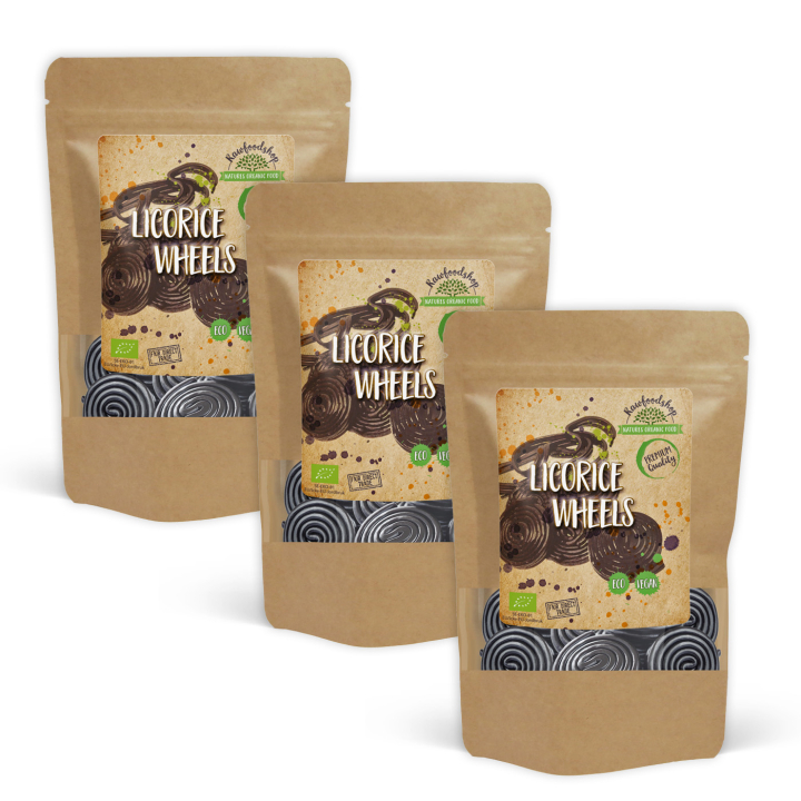 Lakritsrullar EKO 100g x 3 paket i gruppen Råvaror & Dryck / Godis & Choklad / Godis hos Rawfoodshop Scandinavia AB (221921-SET3)