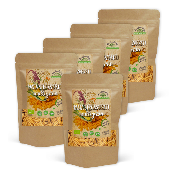 Pasta Strozzapreti Flerkorn EKO 250g x 5 paket i gruppen Råvaror & Dryck / Skafferiet / Pasta & Nudlar hos Rawfoodshop Scandinavia AB (222651-SET5)