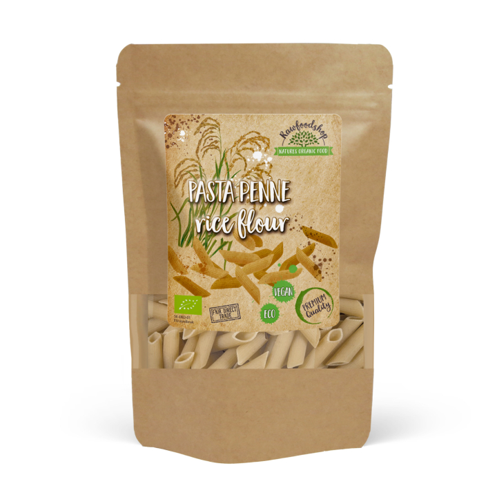 Pasta Penne Rismjöl EKO 250g i gruppen Råvaror & Dryck / Skafferiet / Pasta & Nudlar hos Rawfoodshop Scandinavia AB (22266-1)