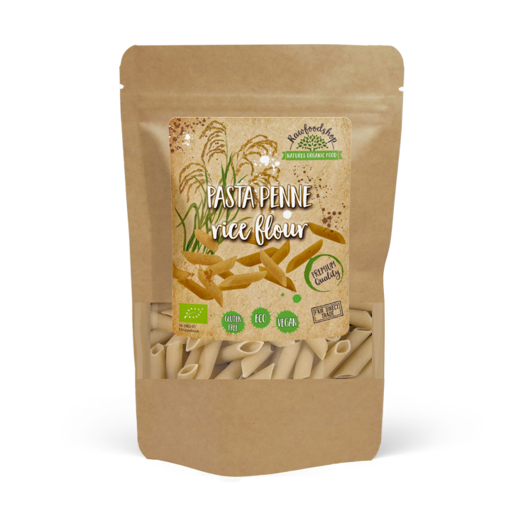 Pasta Penne Rismjöl EKO 250g i gruppen Råvaror & Dryck / Skafferiet / Pasta & Nudlar hos Rawfoodshop Scandinavia AB (22266-1)