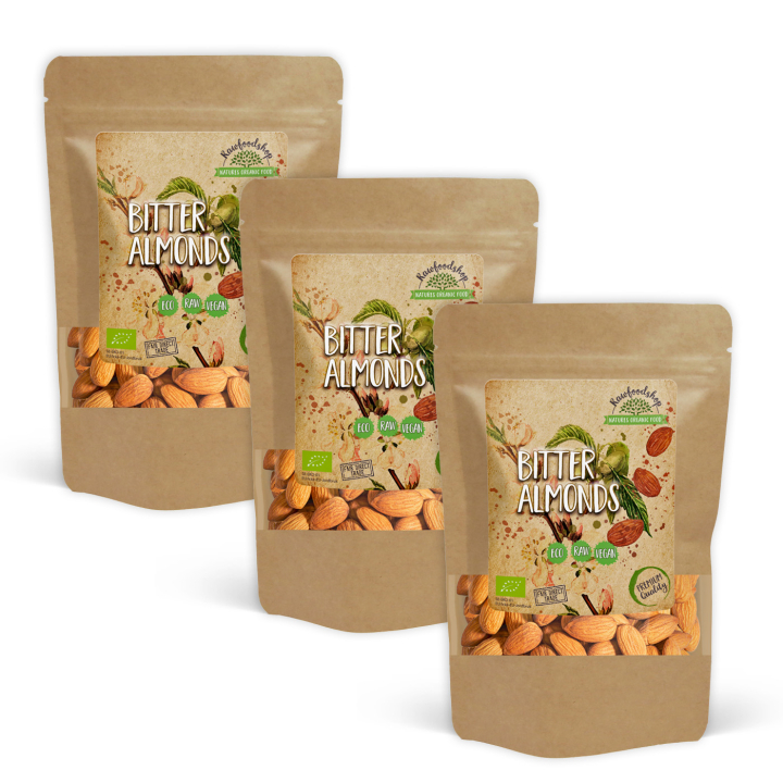 Bittermandel EKO 100g x 3 paket i gruppen Råvaror & Dryck / Nötter hos Rawfoodshop Scandinavia AB (22505-SET3)