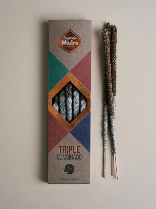 Triple Premium 3-in-1 rökelsepinnar 8st i gruppen Hem & Själ / Stämning & doft / Rökelse hos Rawfoodshop Scandinavia AB (27-01)