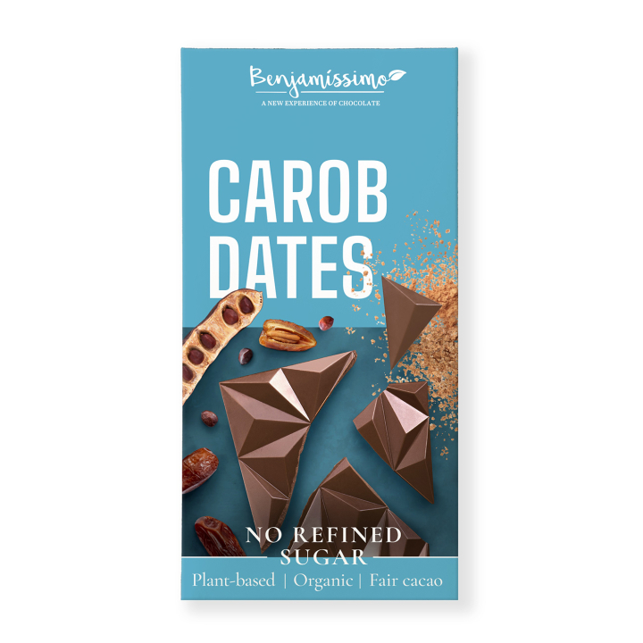 Choklad Mylk Carob & Dadlar EKO 60g i gruppen Råvaror & Dryck / Godis & Choklad hos Rawfoodshop Scandinavia AB (3924)