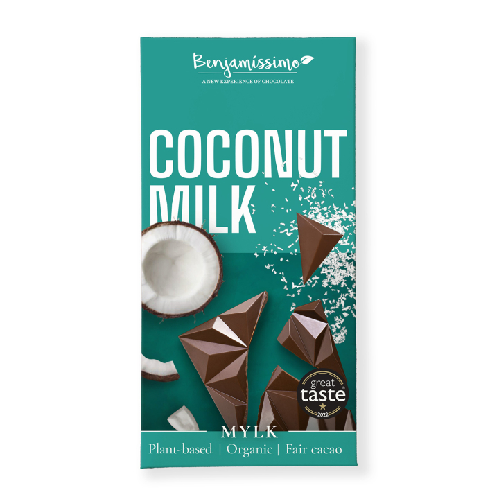 Choklad Mylk Kokosnöt EKO 60g i gruppen Råvaror & Dryck / Godis & Choklad hos Rawfoodshop Scandinavia AB (3961)