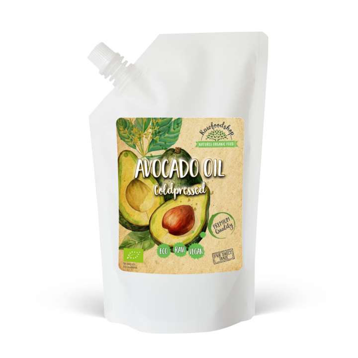 Avokadoolja EKO 1000 ml i gruppen Hud & Kropp / Naturlig DIY / Vegetabiliska Oljor hos Rawfoodshop Scandinavia AB (40138-4)