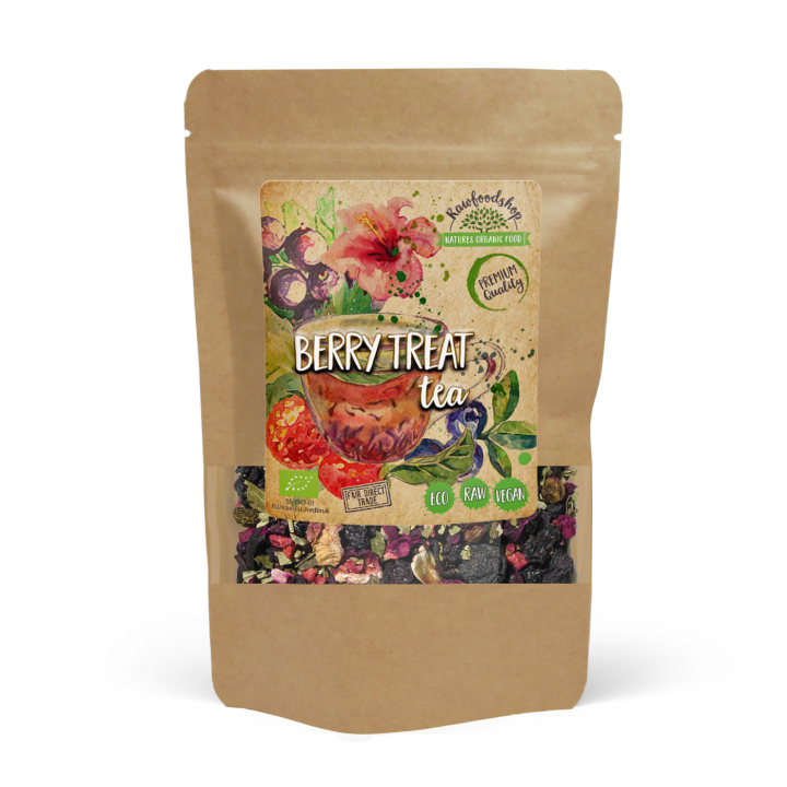 Berry Treat Te EKO 100g i gruppen Råvaror & Dryck / Drycker / Teer hos Rawfoodshop Scandinavia AB (40231)