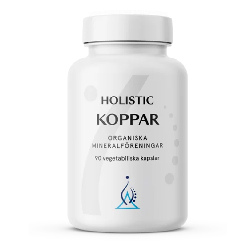 Holistic Koppar 90kaps i gruppen Kosttillskott / Mineraler / Övriga Mineraler hos Rawfoodshop Scandinavia AB (4054)