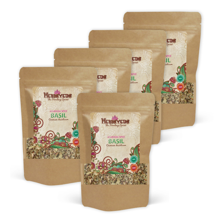 Basilika EKO 30g x 5 paket i gruppen Råvaror & Dryck / Skafferiet / Kryddor & Salt hos Rawfoodshop Scandinavia AB (406031-SET5)