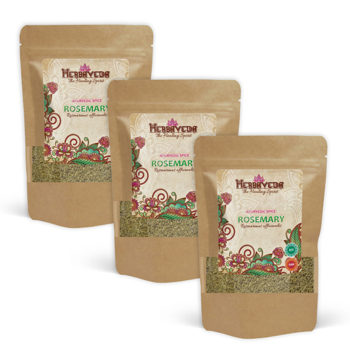 Rosmarin EKO 50g x 3 paket i gruppen Råvaror & Dryck / Skafferiet / Kryddor & Salt hos Rawfoodshop Scandinavia AB (4063511-SET3)