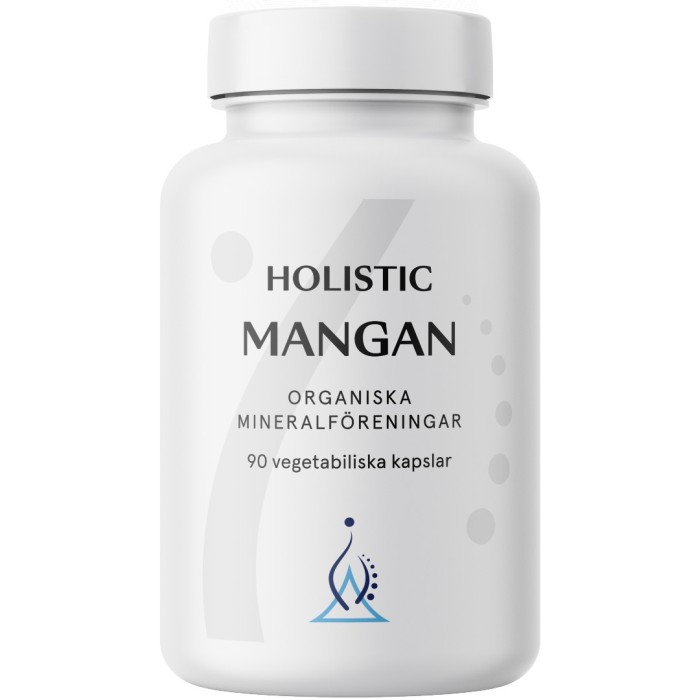 Holistic Mangan 90 kaps i gruppen Kosttillskott / Mineraler / Övriga Mineraler hos Rawfoodshop Scandinavia AB (4064)