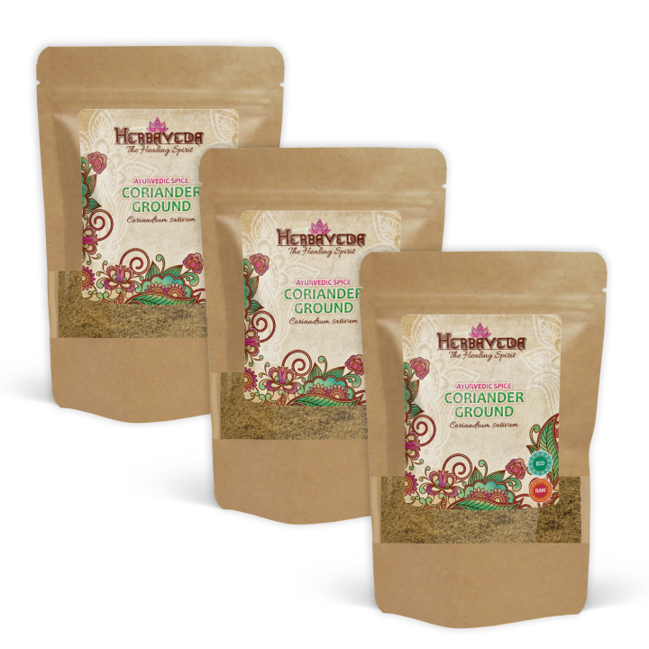 Koriander Mald EKO 50g x 3 paket i gruppen Råvaror & Dryck / Skafferiet / Kryddor & Salt hos Rawfoodshop Scandinavia AB (406562-SET3)