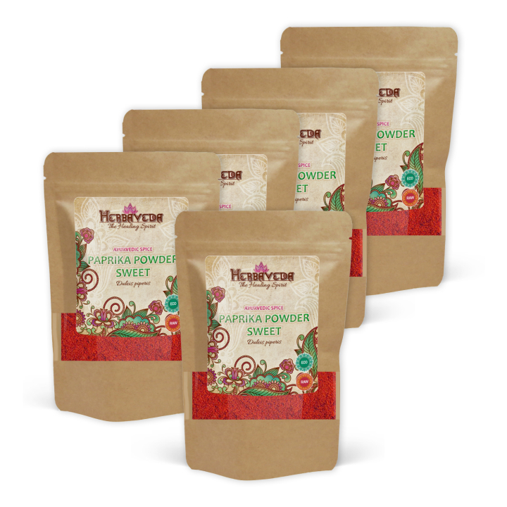 Paprikapulver Sött EKO 50g x 5 paket i gruppen Råvaror & Dryck / Skafferiet / Kryddor & Salt hos Rawfoodshop Scandinavia AB (406591-SET5)