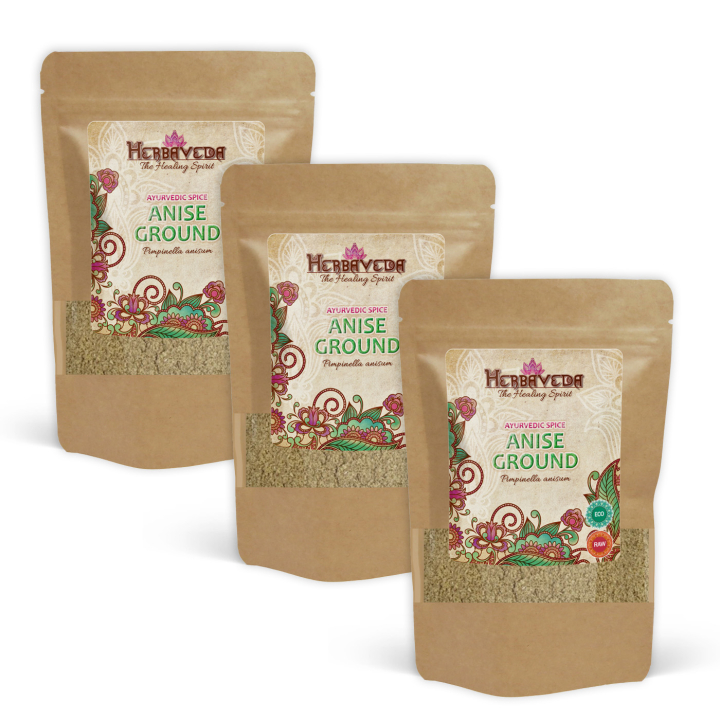 Anis Mald EKO 50g x 3 paket i gruppen Råvaror & Dryck / Skafferiet / Kryddor & Salt hos Rawfoodshop Scandinavia AB (406961-SET3)