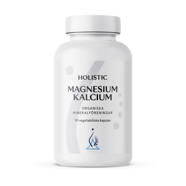 Holistic Magnesium - Kalcium 90 kaps i gruppen Kosttillskott / Mineraler / Magnesium hos Rawfoodshop Scandinavia AB (4070)