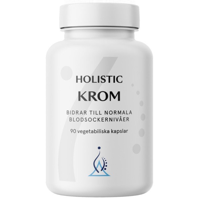 Holistic Krom 90kaps i gruppen Kosttillskott / Användningsområde / Hjärta & Kärl hos Rawfoodshop Scandinavia AB (40760)