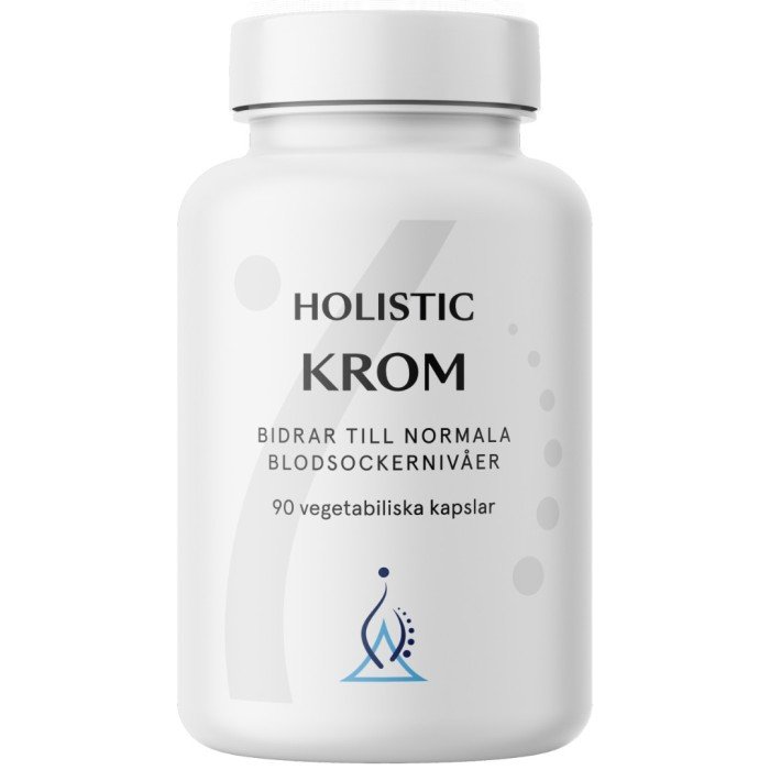 Holistic Krom 90kaps i gruppen Hälsa / Användningsområde / Hjärta & Kärl hos Rawfoodshop Scandinavia AB (40760)