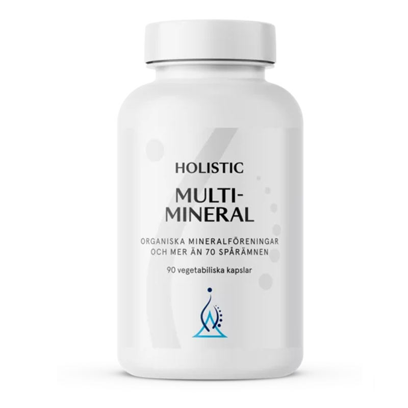 Holistic MultiMineral 90kaps i gruppen Hälsa / Kosttillskott / Vitaminer / Multivitaminer hos Rawfoodshop Scandinavia AB (4081)