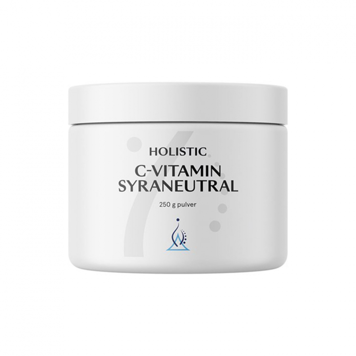 Holistic C-Vitamin Pulver 250g i gruppen Hälsa / Kosttillskott / Vitaminer / Enkla vitaminer hos Rawfoodshop Scandinavia AB (4117)