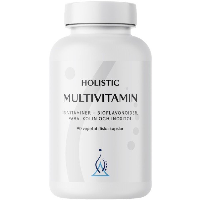 Holistic MultiVitamin 90kaps i gruppen Hälsa / Kosttillskott / Vitaminer / Multivitaminer hos Rawfoodshop Scandinavia AB (4119)