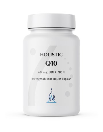 Holistic Q10 60kaps i gruppen Kosttillskott / Vitaminer / Enkla vitaminer hos Rawfoodshop Scandinavia AB (4138)