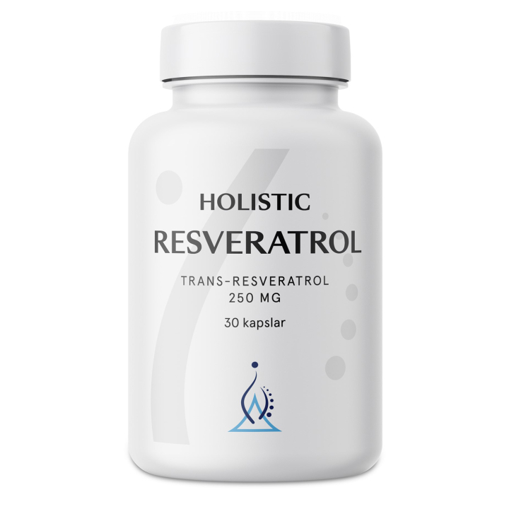 Holistic Resveratrol 30kaps i gruppen Hälsa / Kosttillskott hos Rawfoodshop Scandinavia AB (41392)
