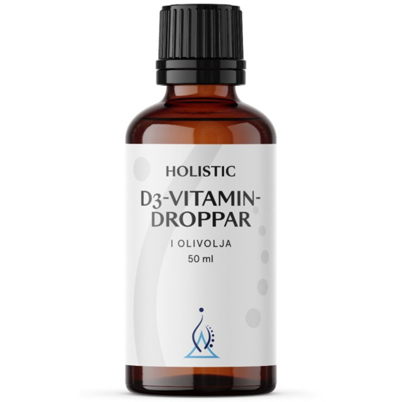Holistic D3-vitamin droppar 50ml i gruppen Hälsa / Användningsområde / Leder & Skelett hos Rawfoodshop Scandinavia AB (41460)