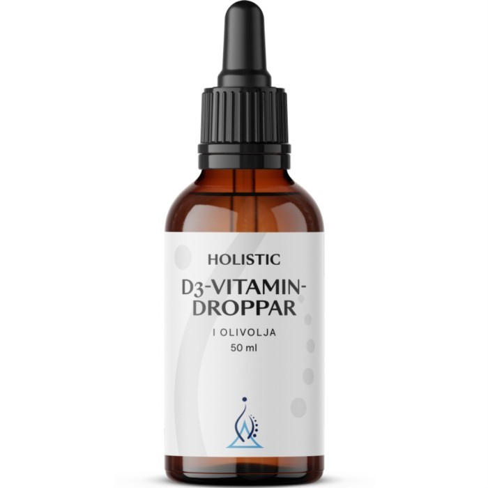 Holistic D3-vitamin droppar 50ml i gruppen Kosttillskott / Användningsområde / Leder & Skelett hos Rawfoodshop Scandinavia AB (41460)