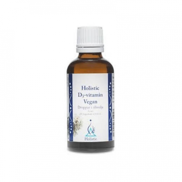 Holistic D3-Vitamin Vegan 50 ml i gruppen Hälsa / Kosttillskott / Vitaminer / Enkla vitaminer hos Rawfoodshop Scandinavia AB (4147)