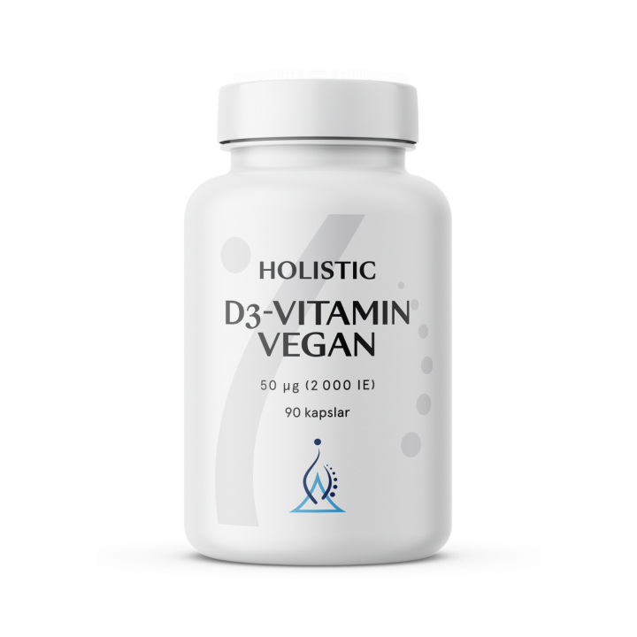 D3-Vitamin Vegan 2000 90 kaps i gruppen Kosttillskott / Vitaminer / Vitamin D hos Rawfoodshop Scandinavia AB (41472)