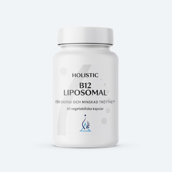 Holistic B12 Liposomal 60kaps i gruppen Kosttillskott / Vitaminer / Vitamin B hos Rawfoodshop Scandinavia AB (41505)