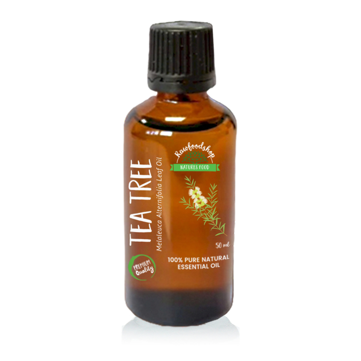 Tea Tree Eterisk Olja 50ml i gruppen Hud & Kropp / Naturlig DIY / Eteriska oljor hos Rawfoodshop Scandinavia AB (42901-1)