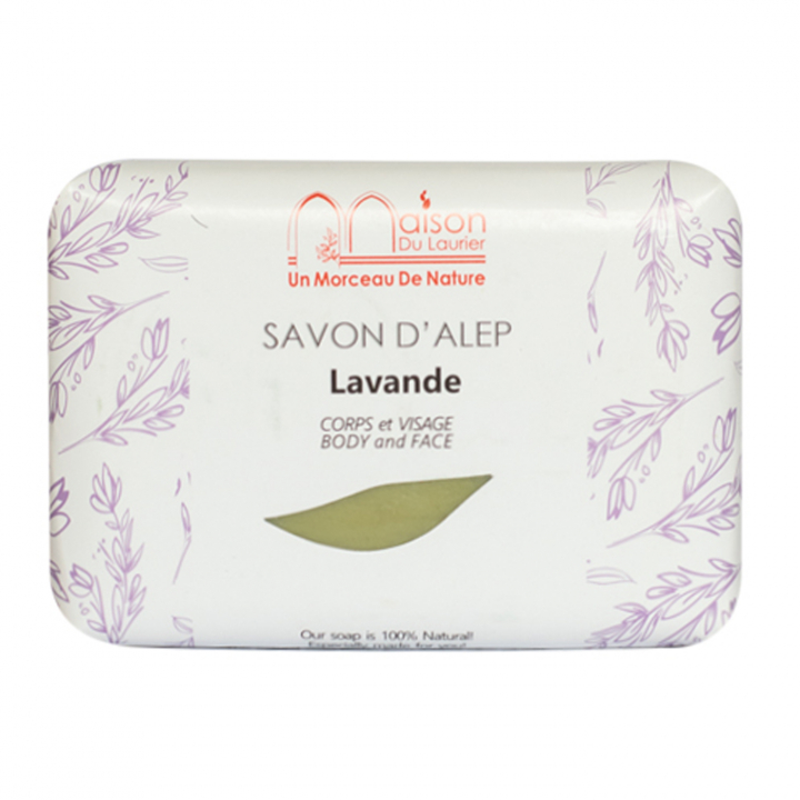 Aleppotvål Lavender 100g i gruppen Hud & Kropp / Kropp / Handtvål hos Rawfoodshop Scandinavia AB (429154)