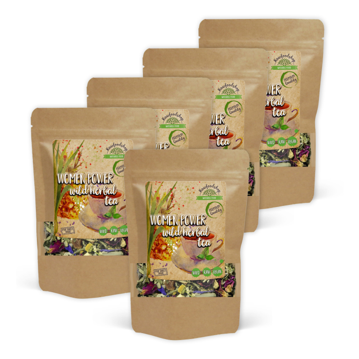 Women Power Vild Örtte 100g x 5 paket i gruppen Råvaror & Dryck / Drycker / Teer hos Rawfoodshop Scandinavia AB (43170-SET5)