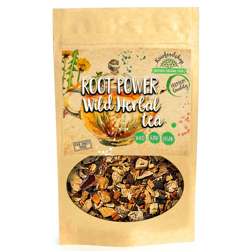 Root Power Vild Ört Te 100g i gruppen Råvaror & Dryck / Drycker / Teer hos Rawfoodshop Scandinavia AB (43196)