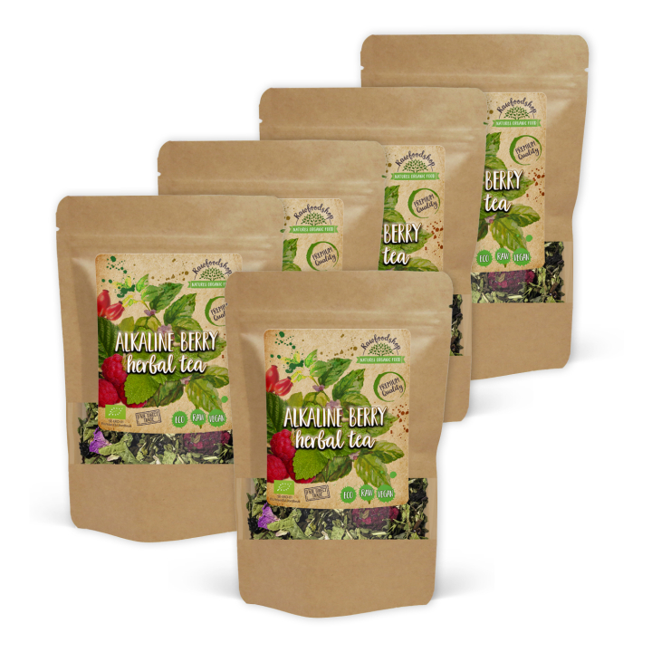 Bär & Ört Te EKO 100g x 5 paket i gruppen Råvaror & Dryck / Drycker / Teer hos Rawfoodshop Scandinavia AB (437121-SET5)