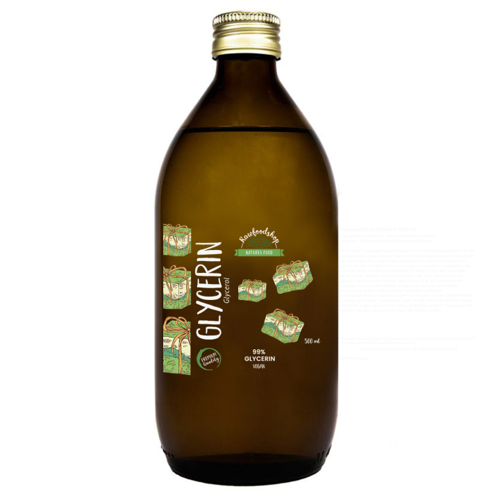 Glycerin 500ml i gruppen Hud & Kropp / Naturlig DIY / Naturliga tillsatser hos Rawfoodshop Scandinavia AB (4476-2)
