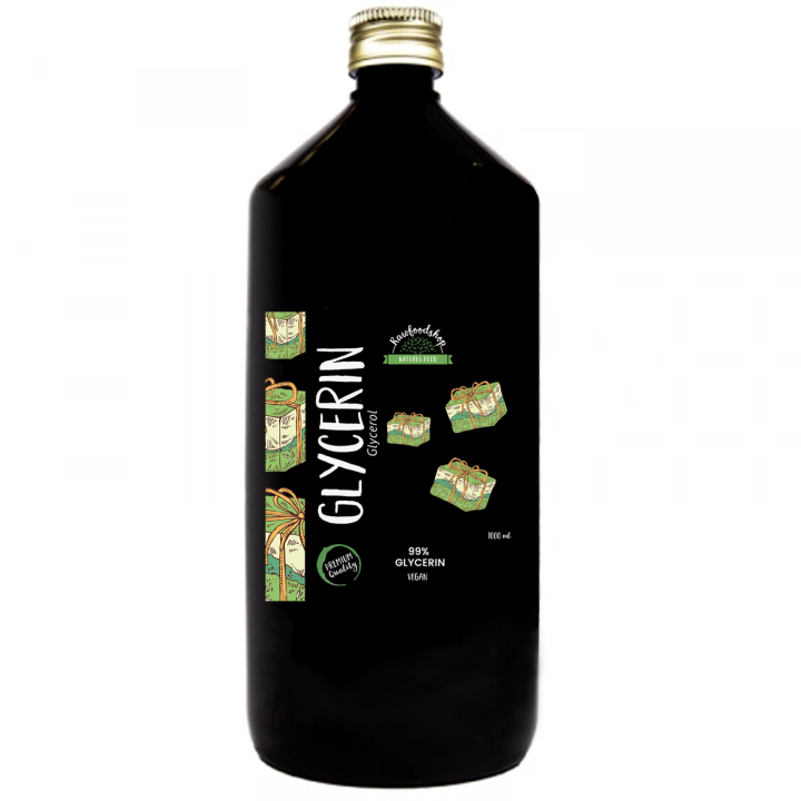 Glycerin 1000ml i gruppen OUTLET 20-80% / Hud & kropp 20-50% / Hud & kropp 20% hos Rawfoodshop Scandinavia AB (4476-3)